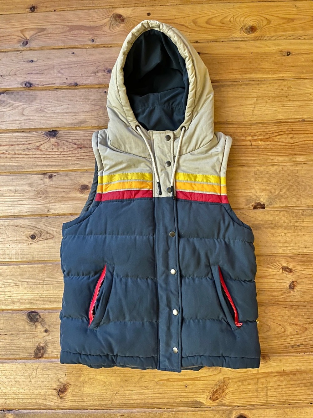 Unisex Epic Fader Puffer Hooded Vest